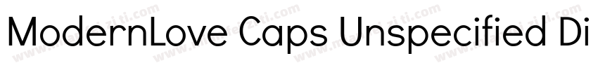 ModernLove Caps Unspecified Didact字体转换